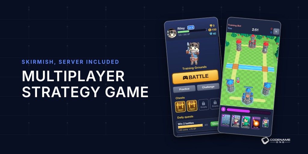 Skirmish: A Multiplayer Strategy Game Template in Java